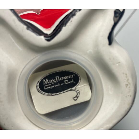 Santa w/ Sack Bank Very Cute Bright Clean Paint Excellent Condition Vintage MCM - Picture 5 of 6